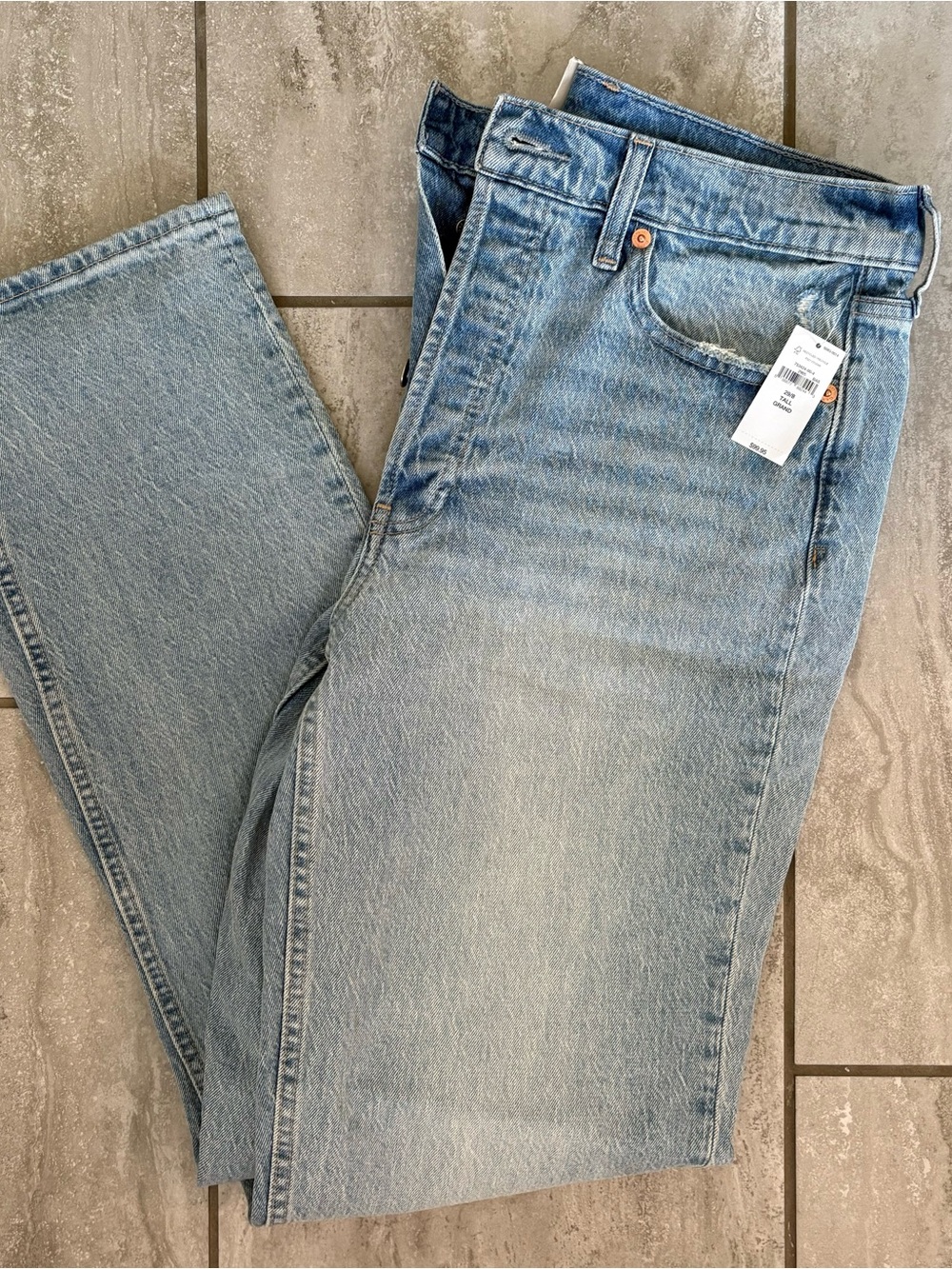 GAP Women's Cheeky Straight High Rise Jeans